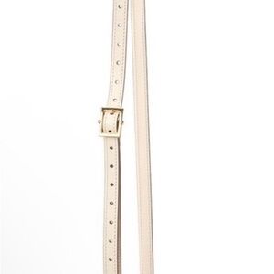Elegant Cream Bag Strap with Gold Buckle Sylvie